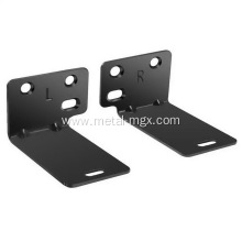 Powder Coated Black Mild Steel Soundbar Wall Brackets